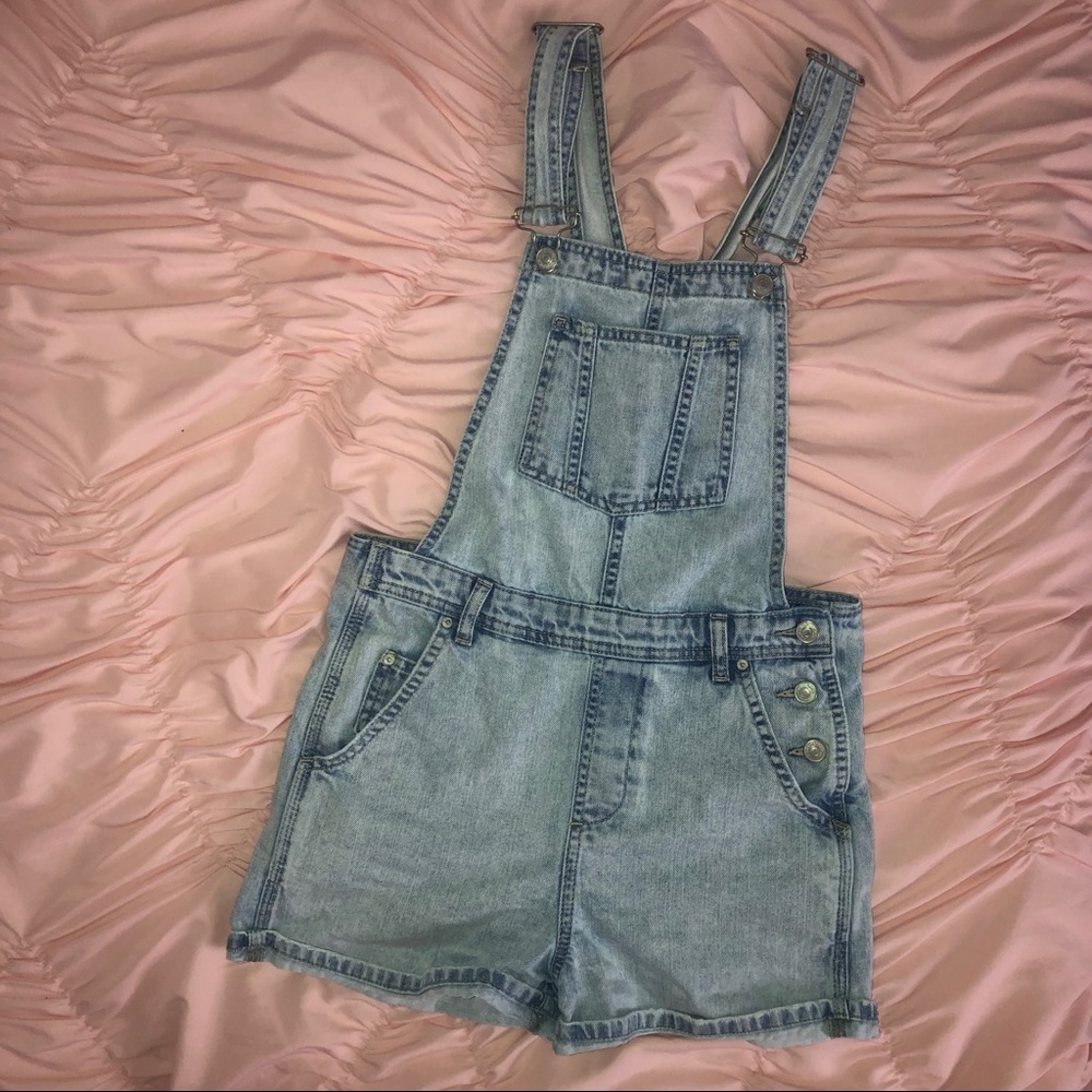 Topshop Moto Overalls Shorts